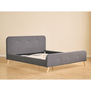 Christian sengeramme i grå 180x200 cm ekskl. sengelameller og madrasser