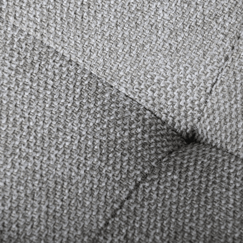 Brandy - højrevendt u-sofa i grå med chaiselong -  L: 366 x D: 211 x H: 80 cm