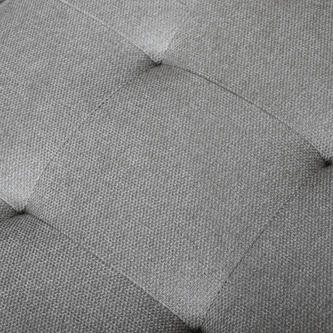 Brandy - venstrevendt u-sofa i grå med chaiselong -  L: 366 x D: 211 x H: 80 cm