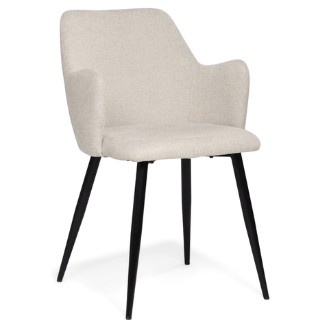 Isabella - spisebordsstol beige tekstil. Brudt emballage (OU12165)