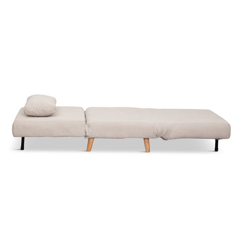 Thalia foldbar sovesofa beige tekstil