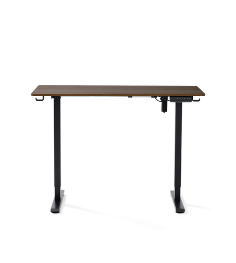 Damian hæve- og sænkebord skrivebord 115x60 cm i røget egefiner
