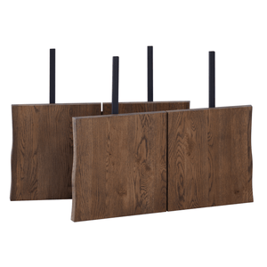 Susan/Molly/Esther -  tillægsplade med split (2 stk.) til plankebord - Smoked egetræ