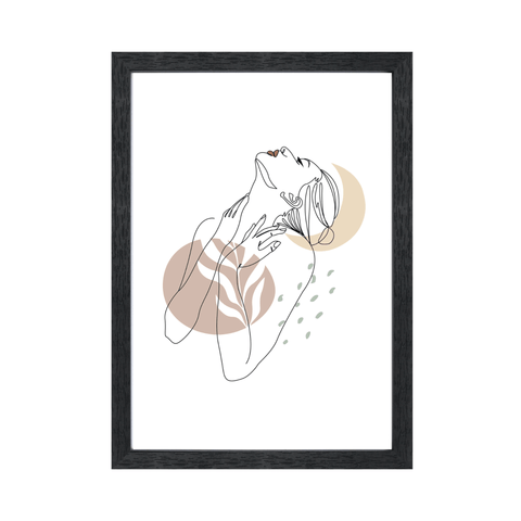 Paloma billedramme 21x30 cm sort