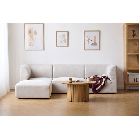 Emilia højre- og venstrevendt modul i beige L: 79 X D: 79 X H: 72 cm
