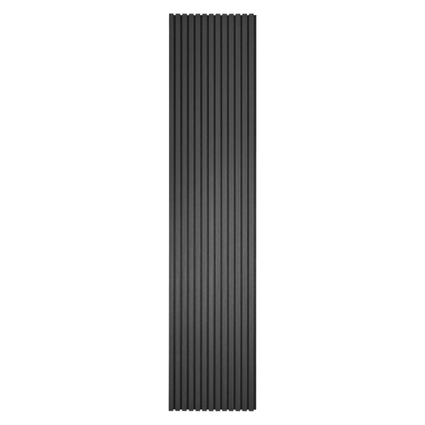 Premium fleksibel akustikpanel i sort egetræsfiner 2600x520x18 mm