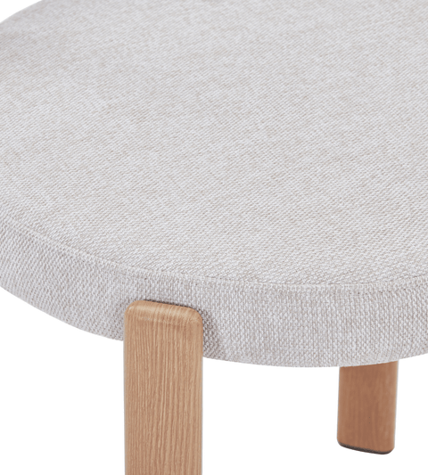 Harriet spisebordsstol i beige med egelook