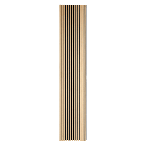 Akustikpanel i egetræsfiner 2600x520x18 mm