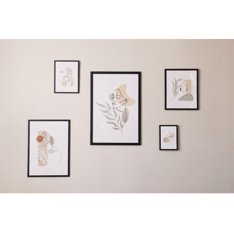 Paloma billedramme 60x90 cm sort