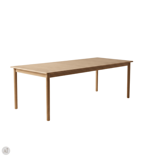 Leonardo spisebord med udtræk 200/250/300 cm i eg