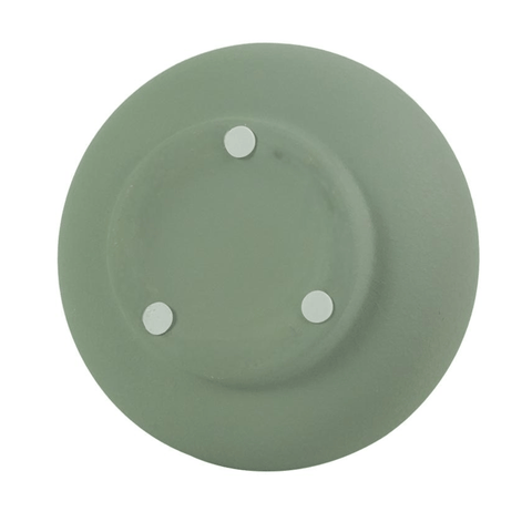 Birka keramik vase støvet grøn 15 cm