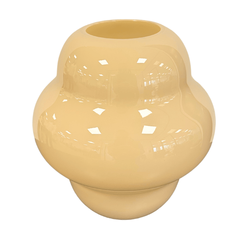 Gina glasvase gul 20 cm