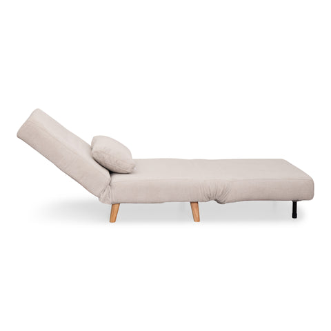 Thalia foldbar sovesofa beige tekstil