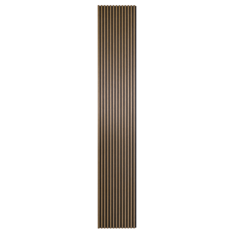 Akustikpanel i røget egetræsfiner 3000x520x18 mm