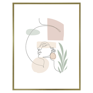 Ibi billedramme 30x40 cm guld