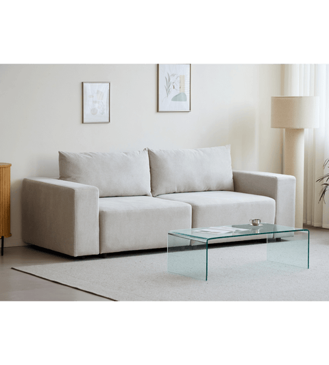 Noelle sovesofa i beige tekstil