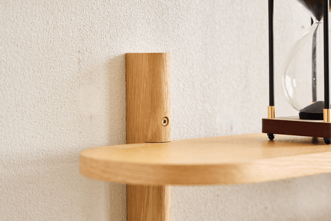 Juliet væghylde i eg med 5 hylder H:140 x D:22 x B:130 cm