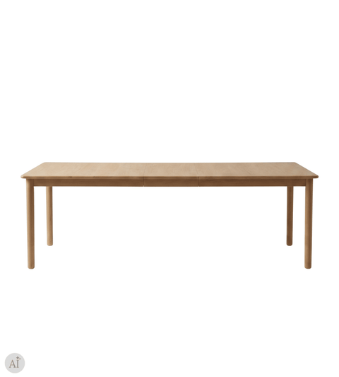 Leonardo spisebord med udtræk 200/250/300 cm i eg