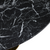 Lazio rundt spisebord i sort marmor look med messing/guld ben -  Ø110