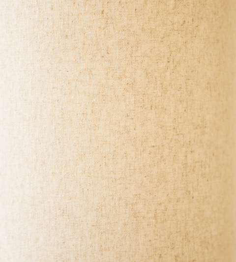 Mariah gulvlampe med lampeskærm i linned 145 x 50 cm