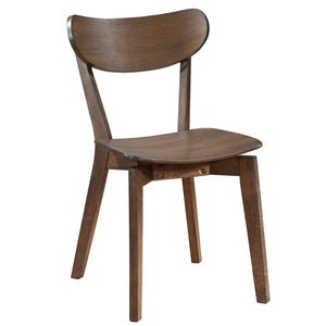 Rory spisebordsstol - Træstol i røget egefiner