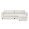 Hildur 3 personers chaiselong sofa i beige