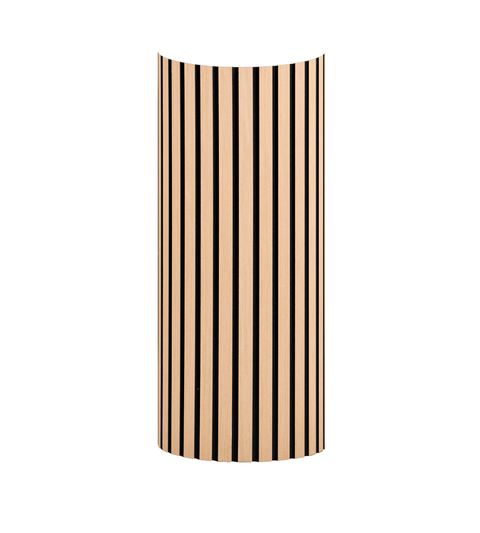 Premium fleksibel akustikpanel i egetræsfiner 1200x520x18 mm
