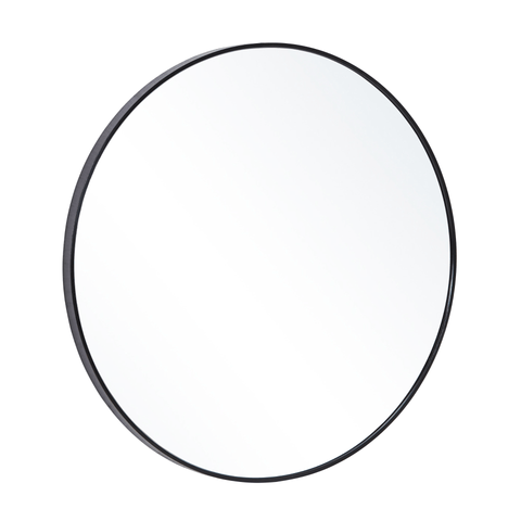 Kajsa rundt spejl med sort ramme Ø70 cm