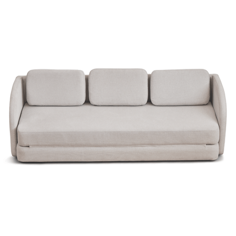 Katarina foldbar sovesofa beige L: 217 x D: 77/145 x H: 75 cm