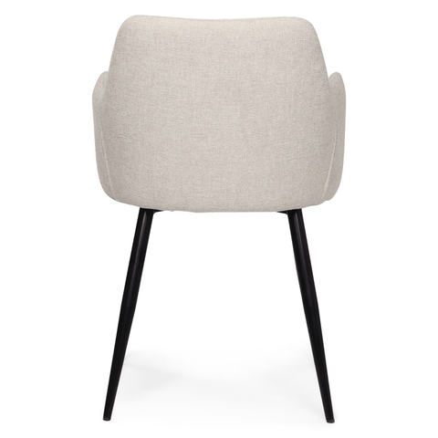 Isabella - spisebordsstol beige tekstil. Brudt emballage (OU12165)