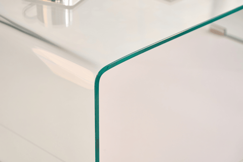 Nicole glas sofabord 95x45x35 cm