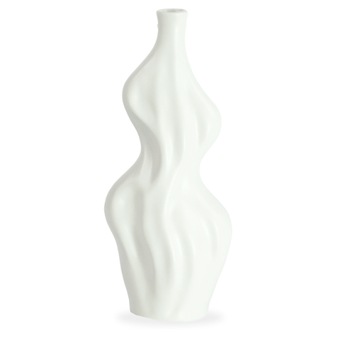 Alva keramik vase hvid 25 cm