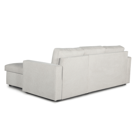 Sinus beige sovesofa med vendbar chaiselong og opbevaring
