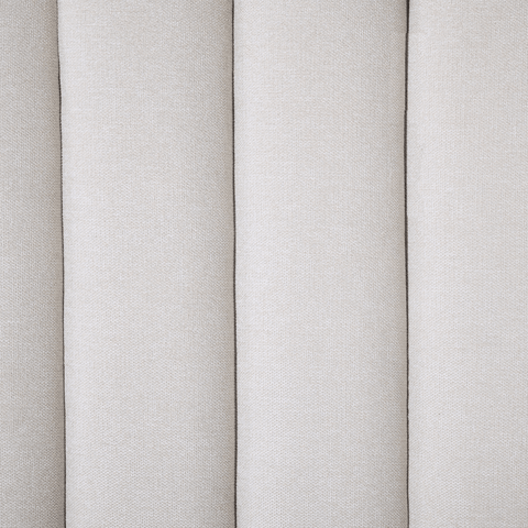 Viola sengegavl 140x143 cm i beige tekstil