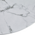 Lazio rundt spisebord i hvid marmor look med messing/guld ben  - Ø110