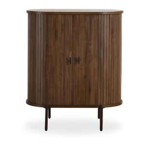 Florence jalousi skab med lameller i røget eg 70x40x85 cm