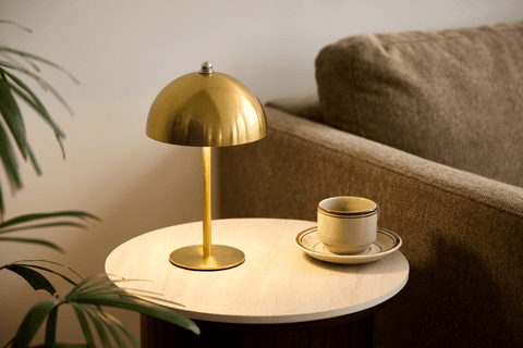 Bloom bordlampe Guld