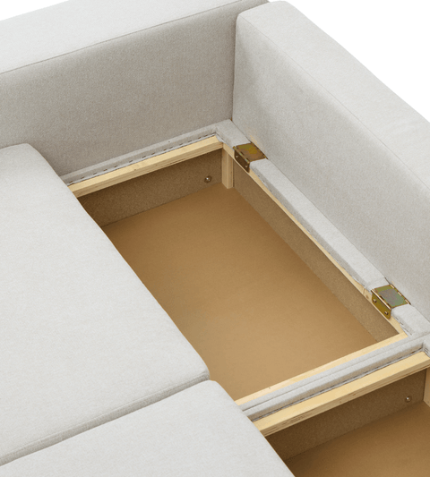 Noelle sovesofa i beige tekstil