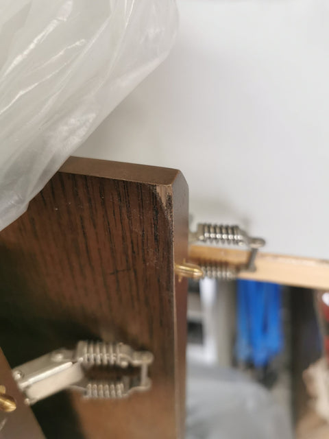 Liam rundt spisebord i røget egefiner med udtræk 120/160/200 cm - Inkl. 2 tillægsplader. Uden emballage, ridser, småskader (OUB10497)