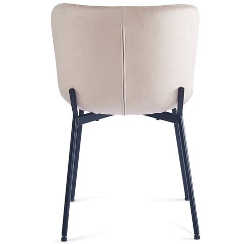 Adena spisebordsstol - Beige velour - Brudt emballage (OU12525)