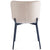 Spisebordssæt - Milas Rundt Lamel Spisebord Ø120 (Røget eg)  + 4 X Adena Beige Velour Spisebordsstole