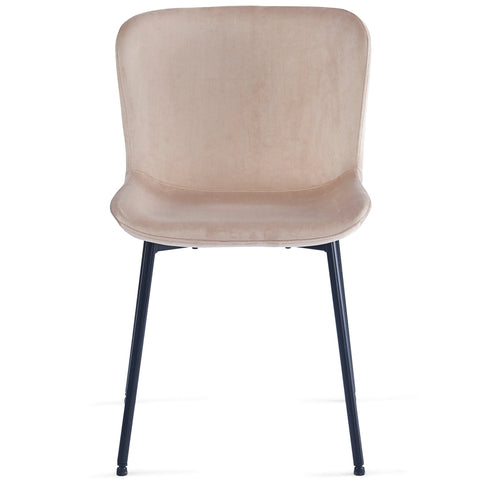 Adena spisebordsstol - Beige velour - Brudt emballage (OU12525)