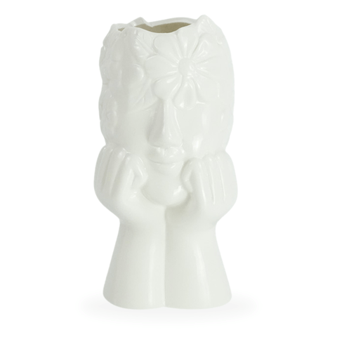 Asti keramik vase i hvid 19,8 cm