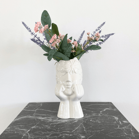 Asti keramik vase i hvid 19,8 cm