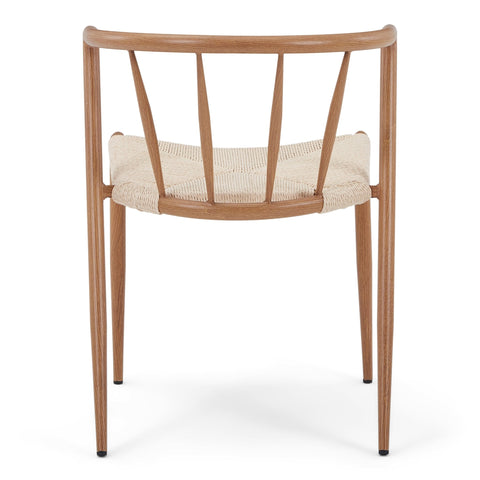 Bella spisebordsstol - Egelook med fletsæde