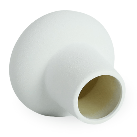 Birka keramik vase hvid 15 cm