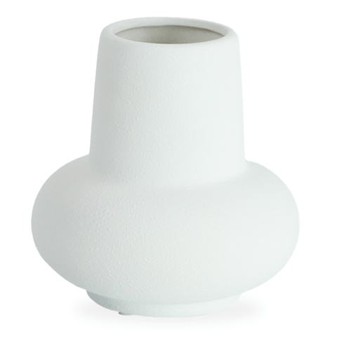 Birka keramik vase hvid 15 cm