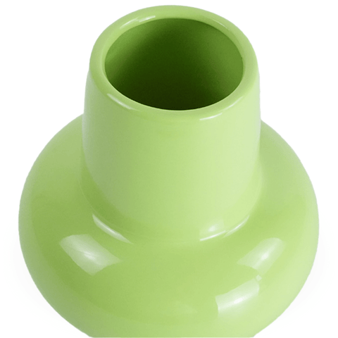 Birka keramik vase grøn 15 cm