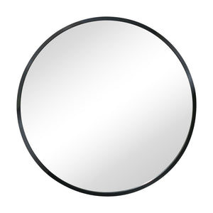 Julia Rundt Spejl Med sort Ramme Ø50 cm