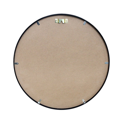 Julia Rundt Spejl Med sort Ramme Ø50 cm